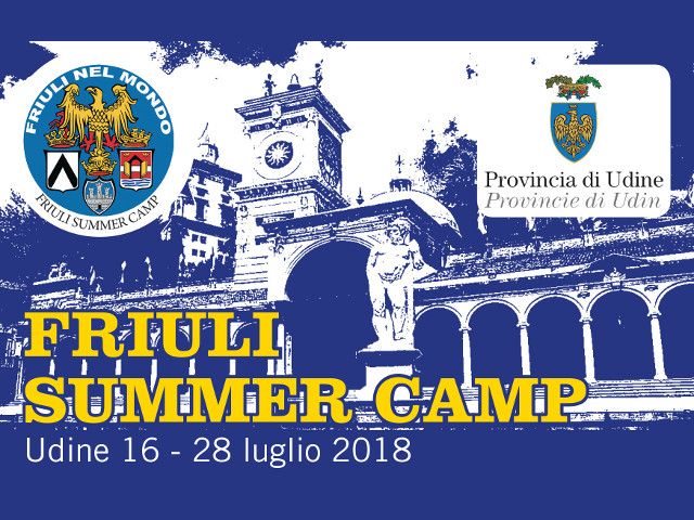 Friuli Summer Camp (Udine, dal 16 al 28 luglio 2018)